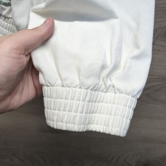 Alfred Dunner Floral Embroidered Cotton Windbreaker Jacket Women's Plus Size 16 - Picture 6 of 15